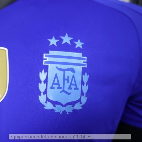 Nuevo 2ª Jugadores Camiseta Argentina 2024 Azul Baratas